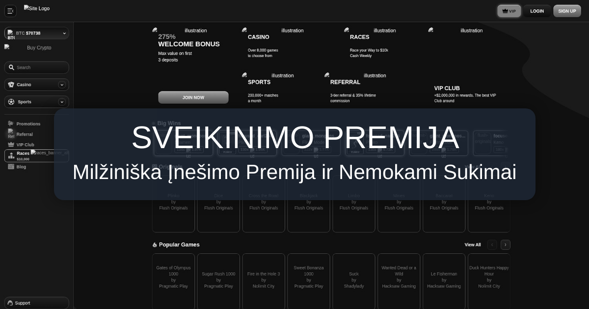 Flush Casino Lietuva