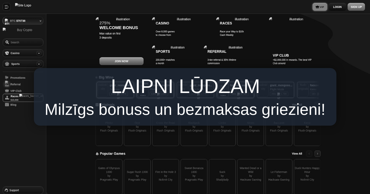 Flush Casino Latvija